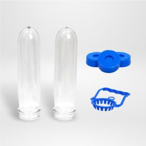 PET PREFORM 270 LONGNECK DI 55 OMNIPAK (TRANSPARAN) +TUTUP+GANGGANG