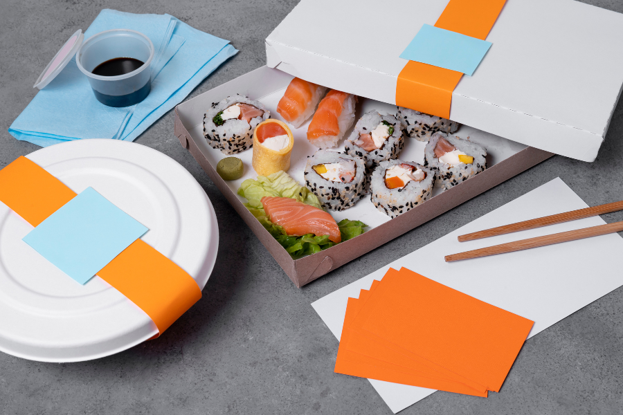 packaging makanan custom