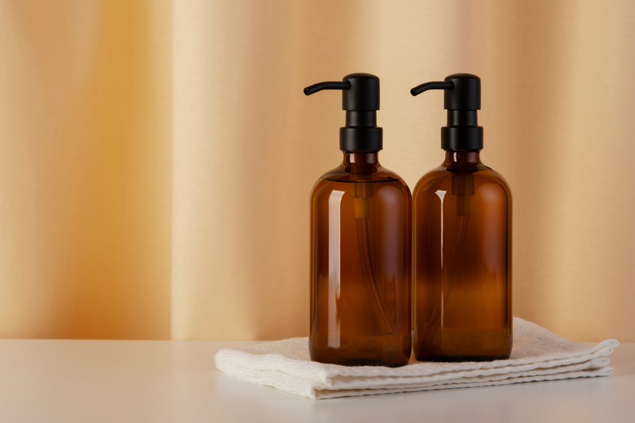 botol untuk sampo hotel