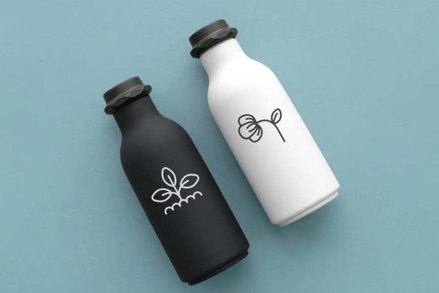 ide desain botol minuman unik