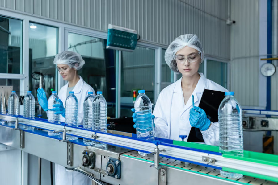 proses produksi kemasan plastik di pabrik