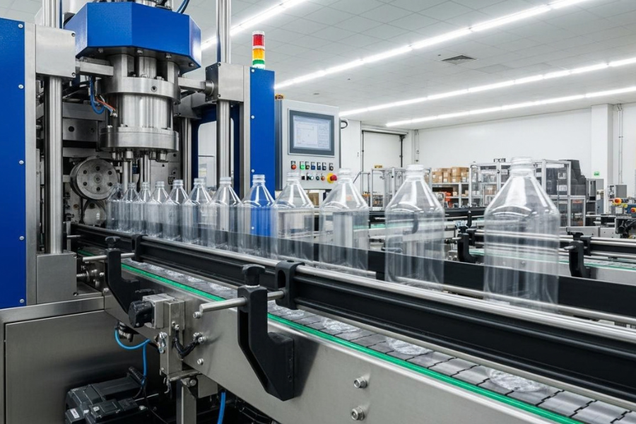 blow molding dalam proses pembentukan kemasan plastik berongga